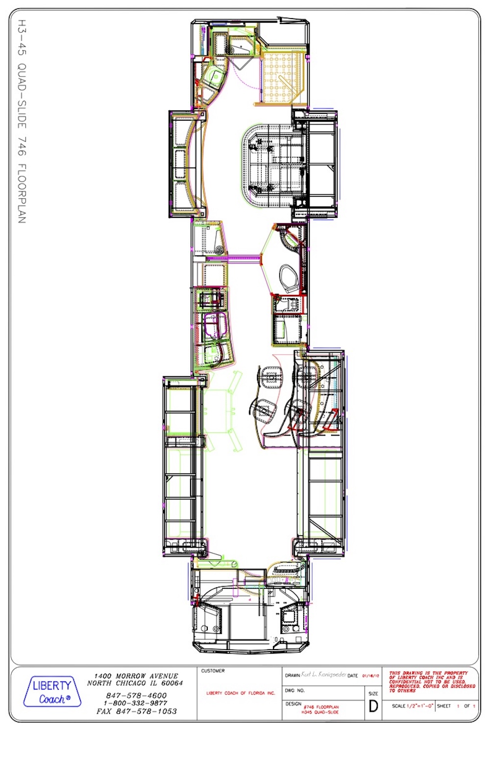 2014 Prevost Liberty H3-45 For Sale