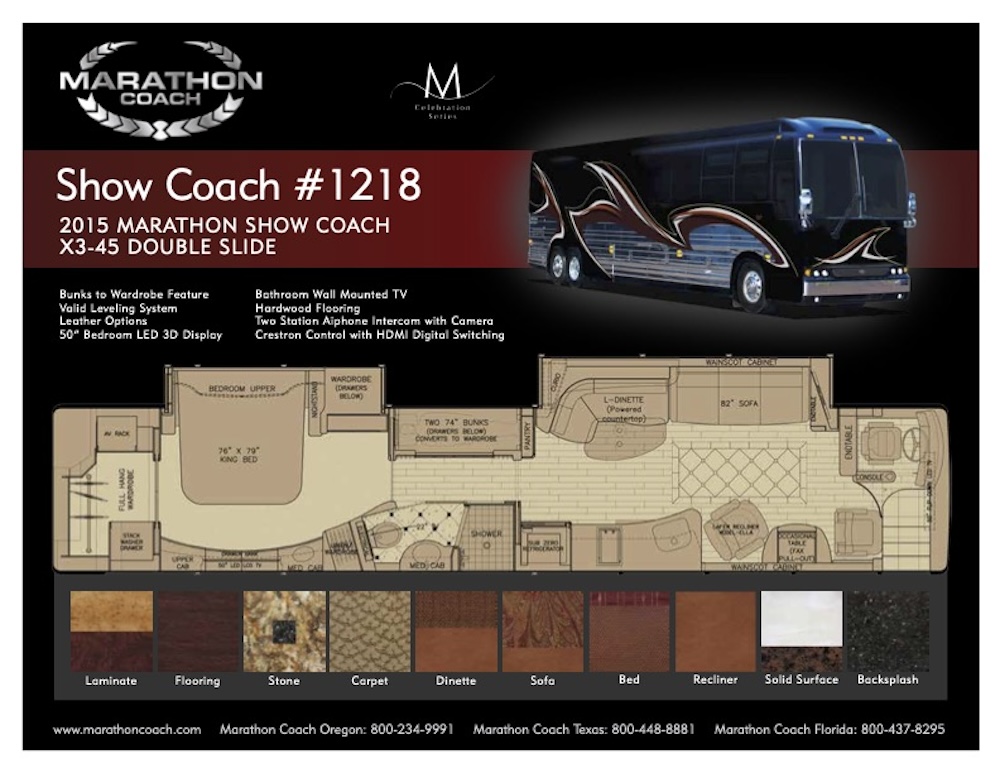 2015 Prevost Marathon X3 For Sale