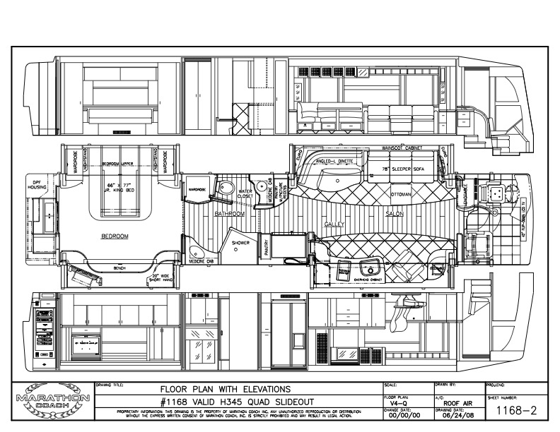 2009 Prevost Marathon  H3-45 For Sale
